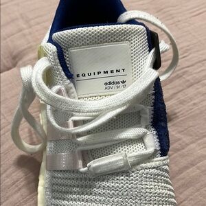 Adidas EQT OG White and Blue Sneakers